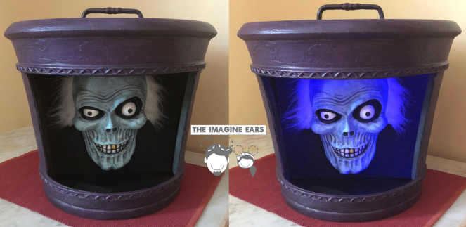 The Imagine Ears Haunted Mansion DIY Hatbox Ghost prop